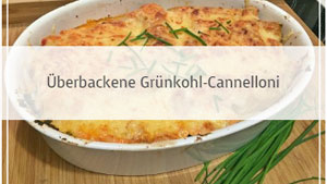 Überbackene Grünkohl-Cannelloni