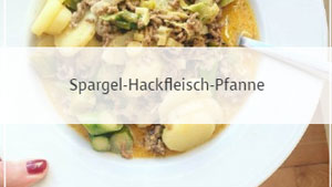 Spargel-Hackfleisch-Pfanne
